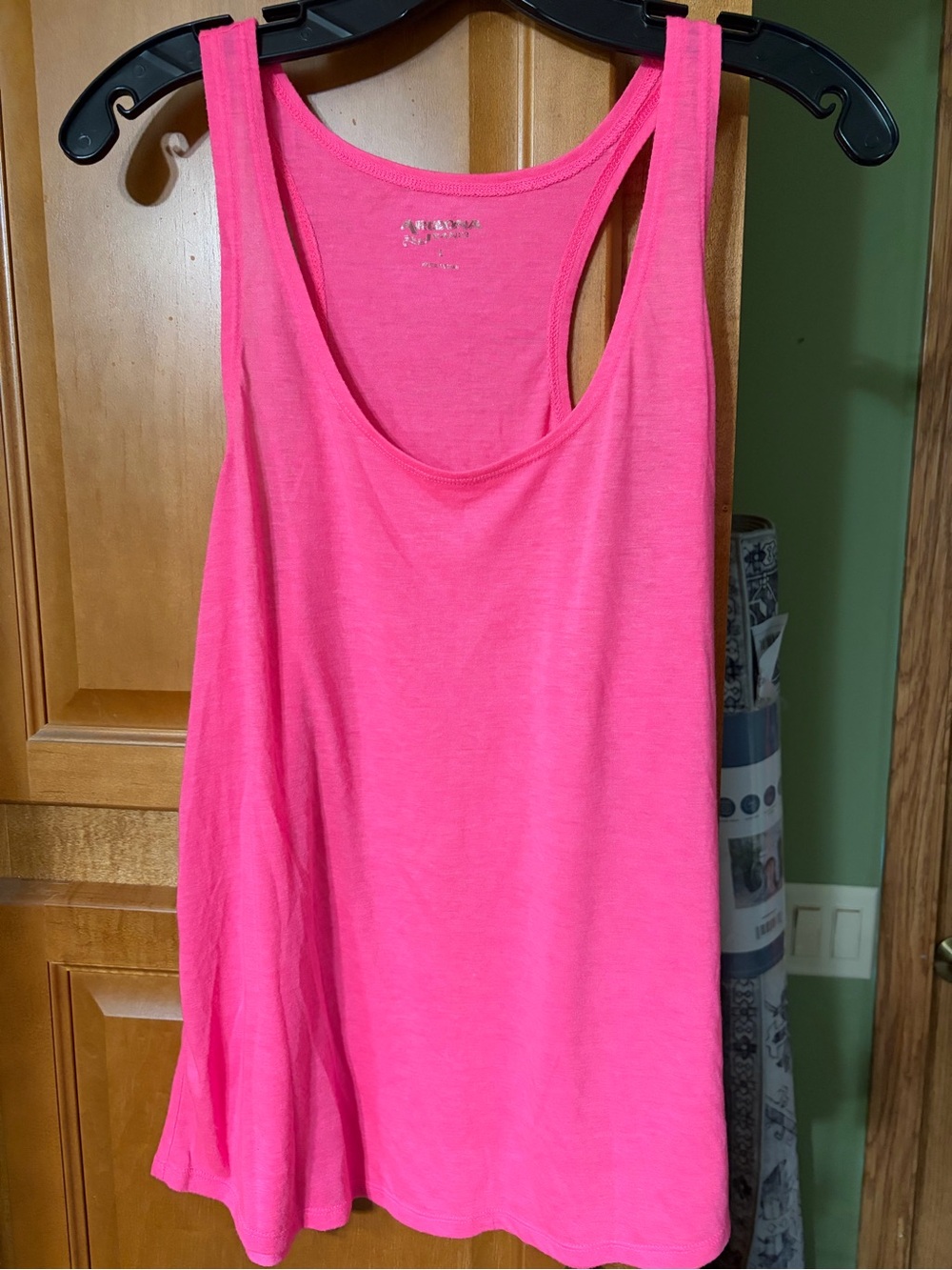 Arizona Jean Company Hot Pink Racerback Tank Top and black tank top